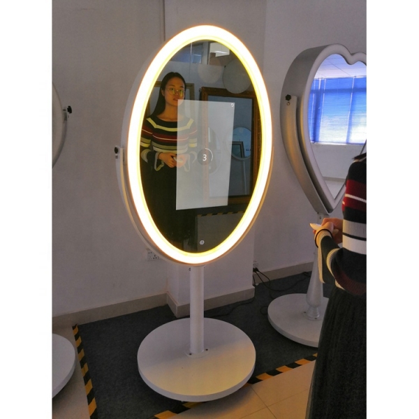 Oval Mirror Photo Booth Photobooth
